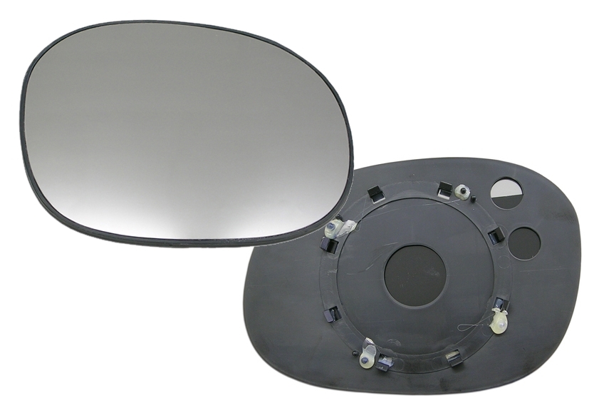 SPIEGELGLAS-rechts-fuer-PEUGEOT-206-SPIEGEL-GLAS-KONVEX-AUSSENSPIEGEL